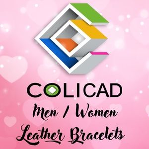 Colicad Men Women Leather Bracelets pour homme et femme - Get 15$ Off